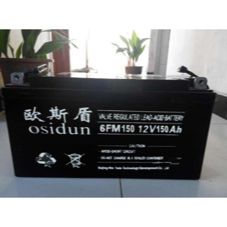 现货欧斯盾蓄电池6GFM100 欧斯盾12V100AH 包邮