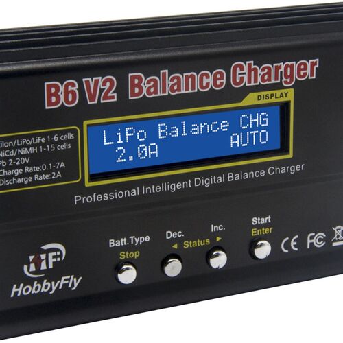 升级B6 V2平衡充电器 8u0W 智能 航模充电器 测内阻高压电池充电
