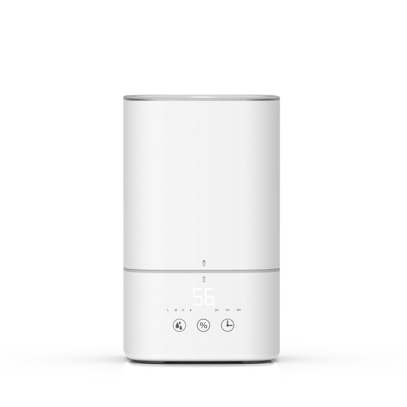 新款智能桌面空气加湿器卧室大容量家用I多功能大雾量轻音4L增湿