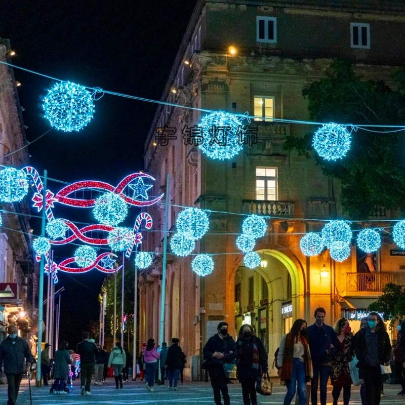 户外LED水果葡萄跨街r灯节日商业街夜市政工程亮化装饰路灯杆挂件
