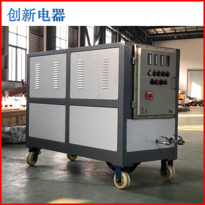 创新导热油加热器反应釜用带冷却导E热油炉低温高压工业电加热设