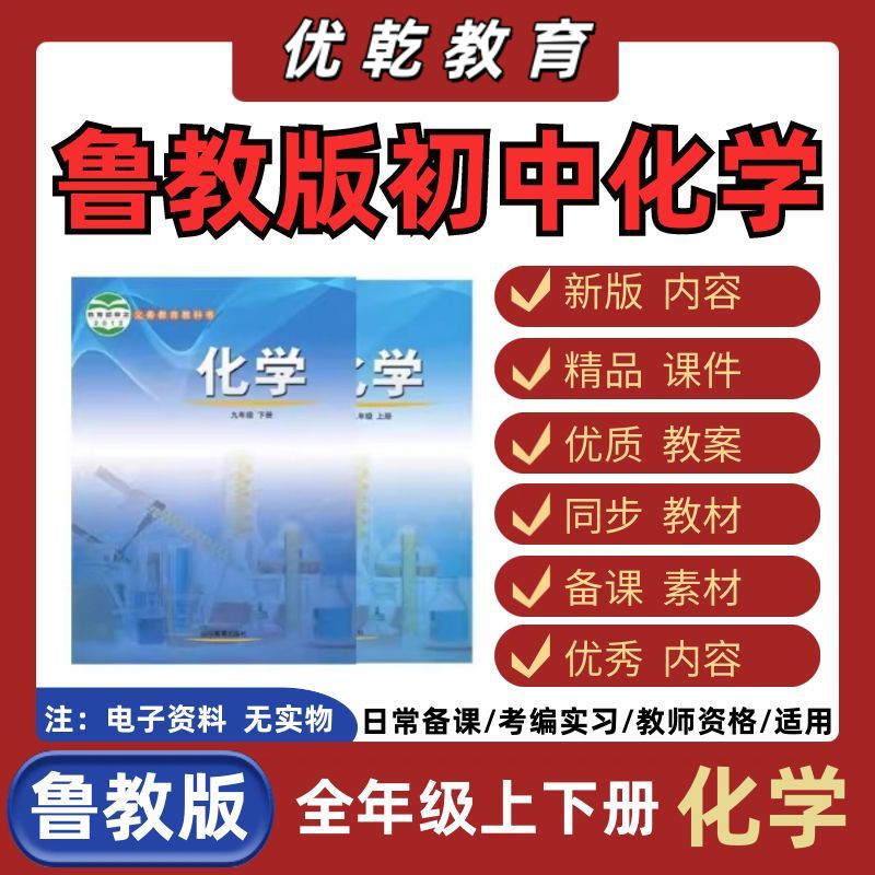 新版本鲁教版初中化学九