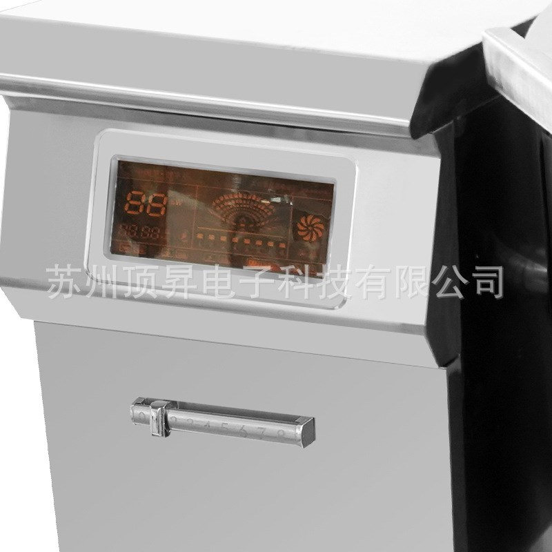 商用汤炉酒店厨房设备可倾式w煲汤炉卤煮锅 大功率不锈钢电磁炉灶