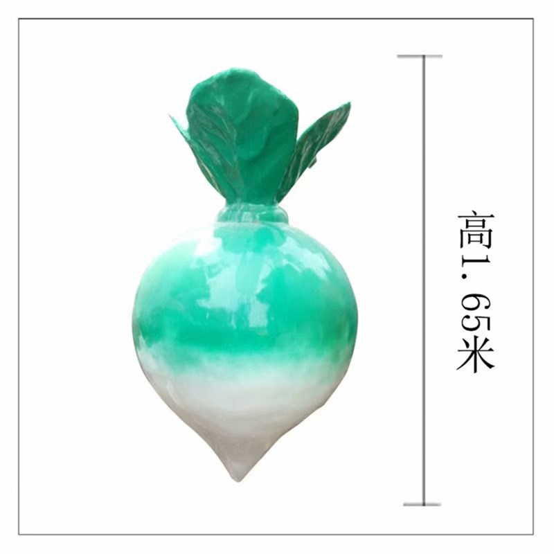 玻璃钢红萝卜i雕塑彩绘胡萝卜水果蔬菜雕塑菜园摆件