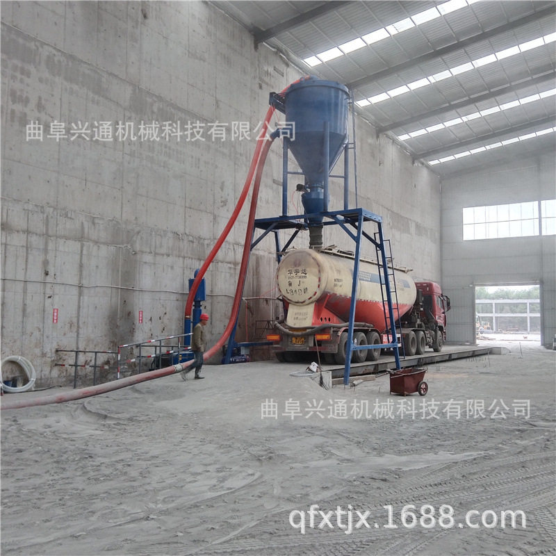 辽宁粉集装箱负压吸灰输送机