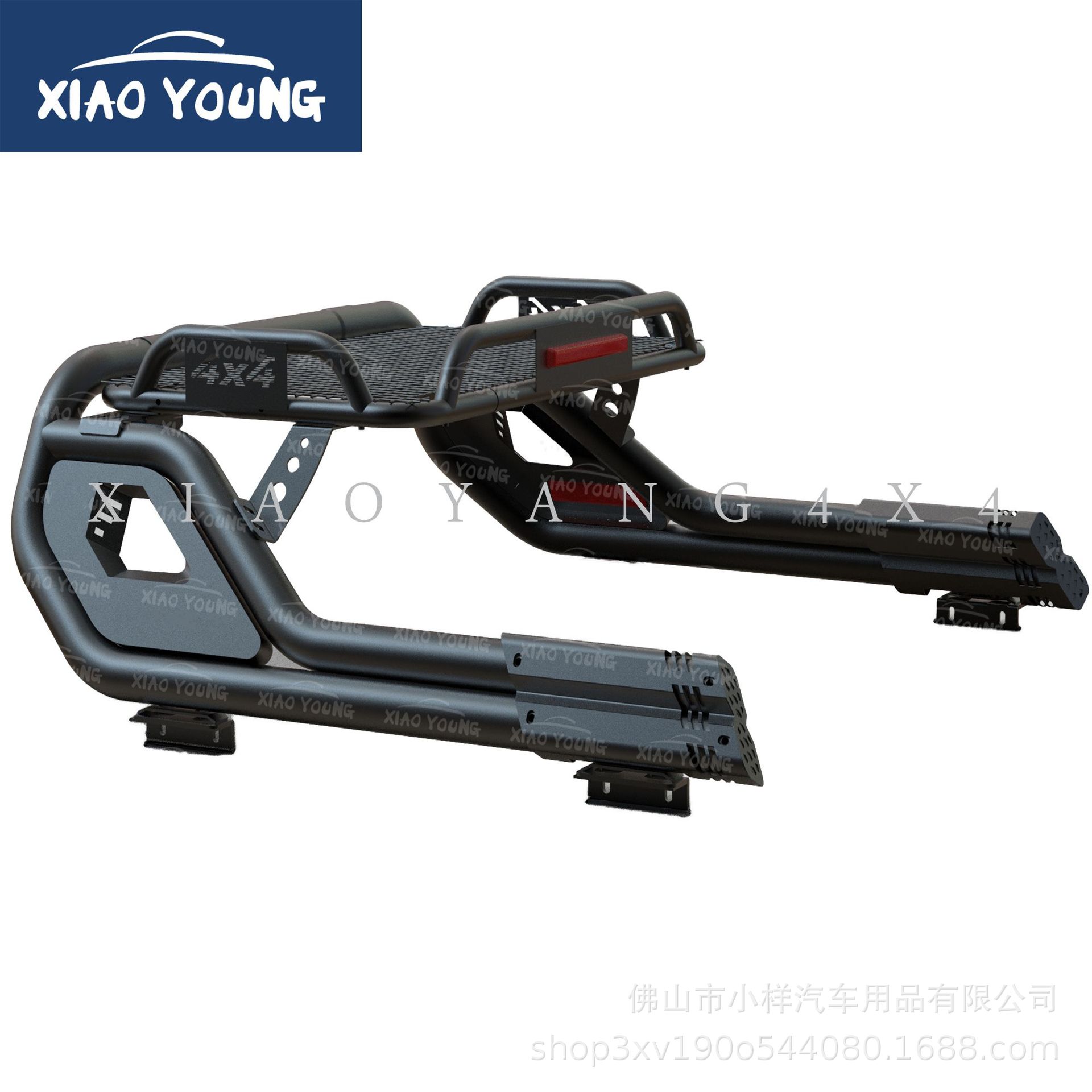 皮卡车通用防翻架高底座刹车灯