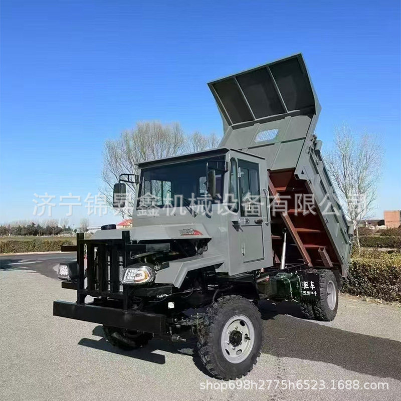 矿用四不像全地形大马力自卸车