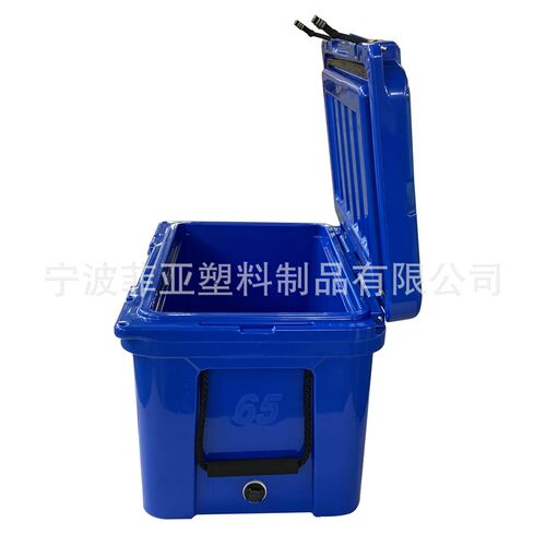 65L耐c低温不开裂高密封滚塑干冰周转箱 干冰桶 干冰清洗机保温箱