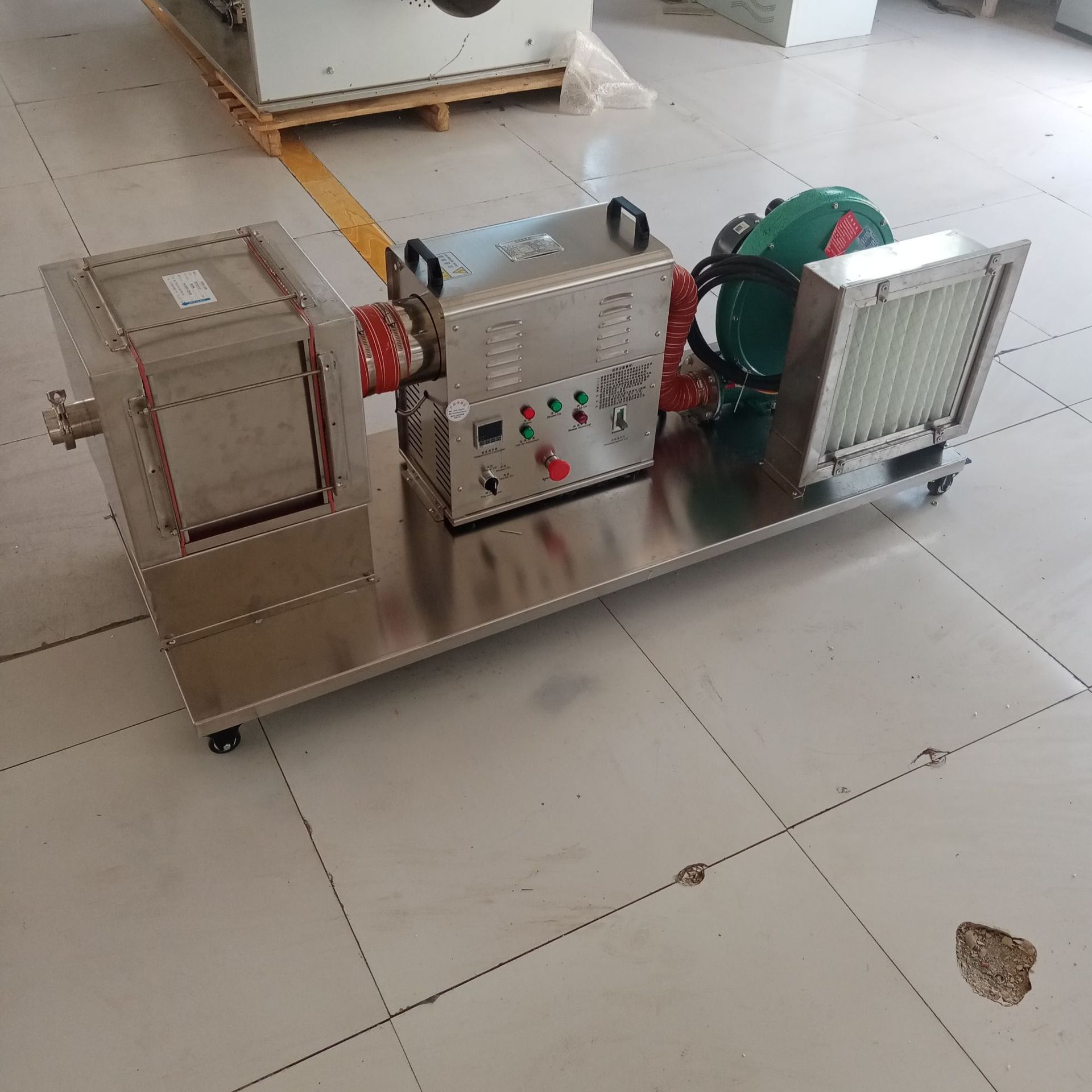 专业供应不锈钢带过滤器式热风机耐腐蚀性强性价比高使用效率高