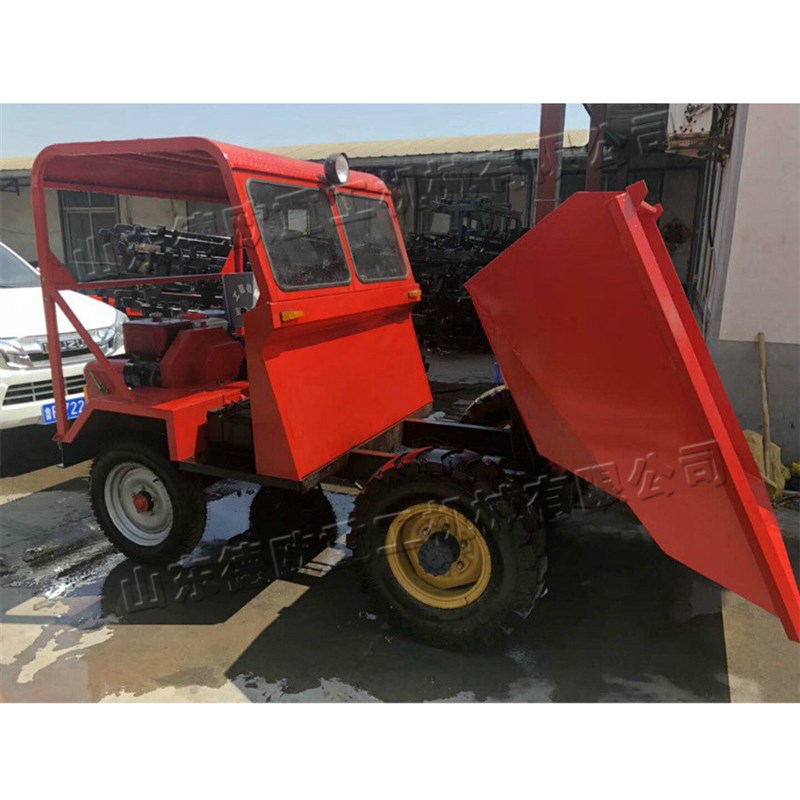 .建筑工程砂石煤炭翻斗车 山y区四轮带蓬自卸车 柴油短途物料运输
