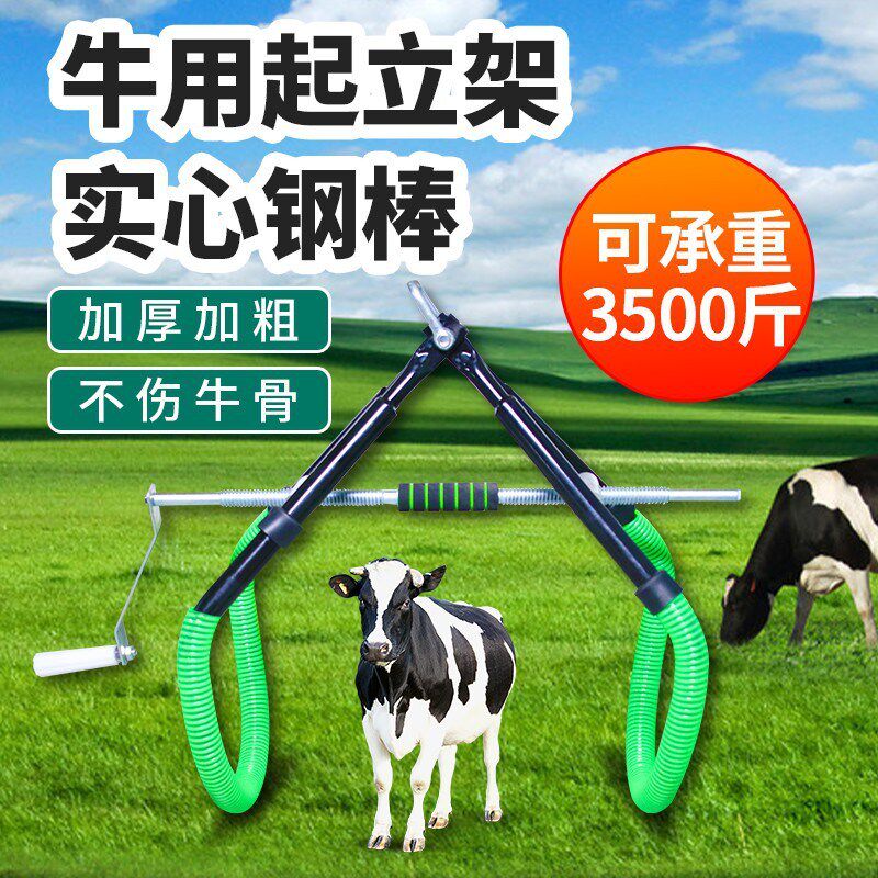 牛起立架加厚大牛辅助站立器母A牛保定器提牛器牛用支撑架养牛设