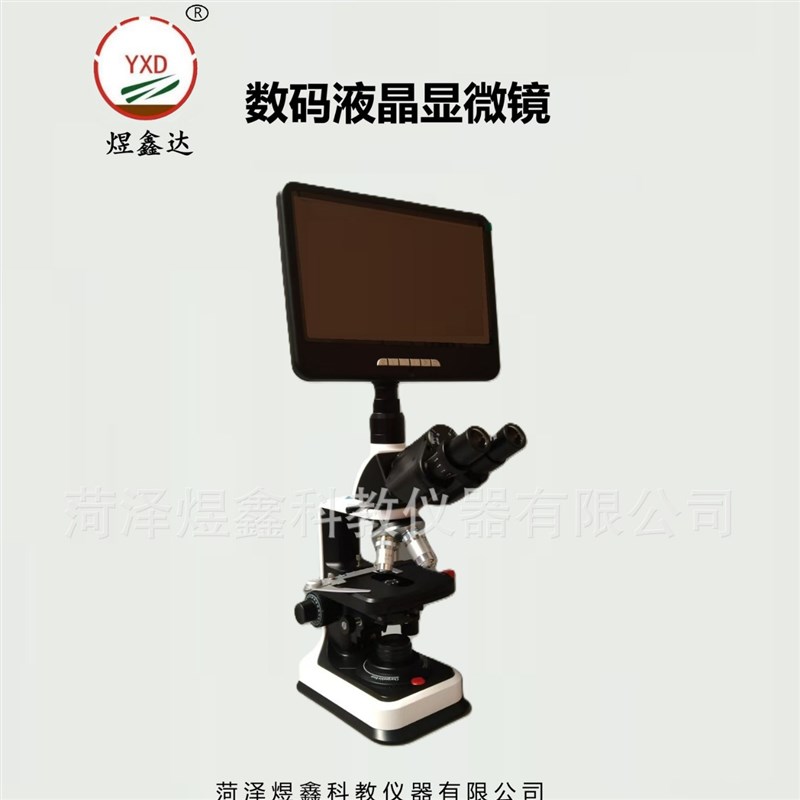 数码液晶显微镜 j10寸液晶屏 生物显微镜 生物实验 教学显微镜