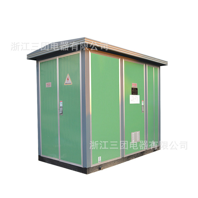 成套箱式变电站组合欧式箱变630KVA预装式10KV路灯箱变配电房外壳