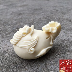 象福果手蝠玩件小牙袋挂件创意工艺品礼品招财饰品钱袋蝙把代代福