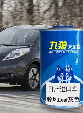 九狼汽车漆日焰品产漆聆风Leaf灰色贵士珠光白月光银3赤0Z7成红色