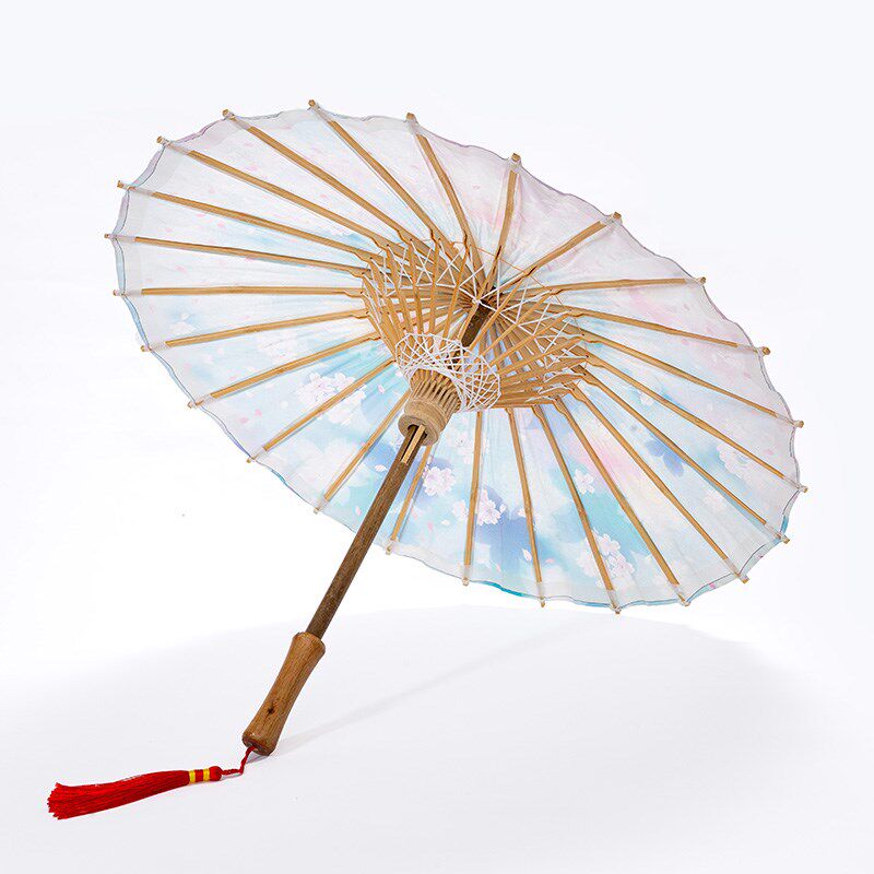 防童小号油纸伞 舞蹈伞古风手服汉工防雨儿晒跳舞道具雨伞