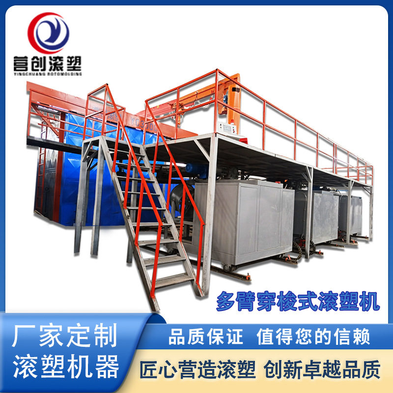 江苏多臂三工位滚塑水箱机
