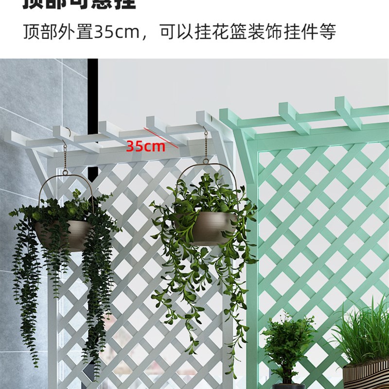 实木花架子阳台植物架斜梯形置物架E多层落地吊兰悬挂架户外花盆