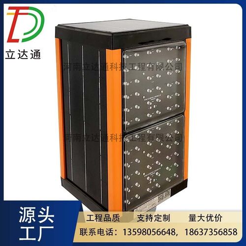 团雾路段用同步黄闪灯雾天公路行车安全诱导装置V道路两侧诱导灯