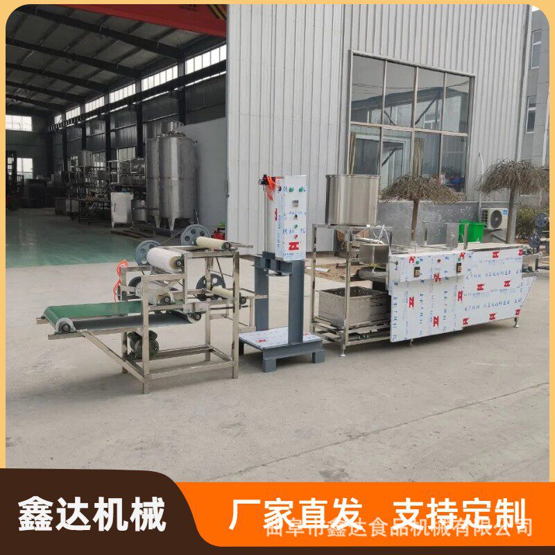 全自动千张豆腐皮机设备卤水石膏点脑过程操作简单易学