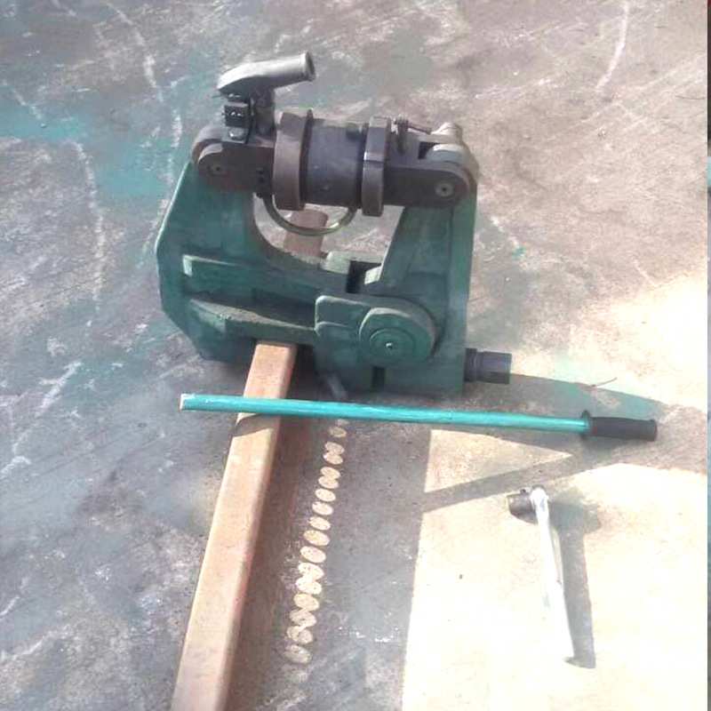 KKY-800轨道器材钢轨液压挤孔机井下打眼机手动钢轨打孔机现货批