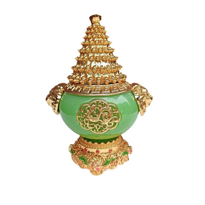 仿古鎏金夜光花瓶摆设夜光元宝聚宝盆家居T客厅摆件工艺品