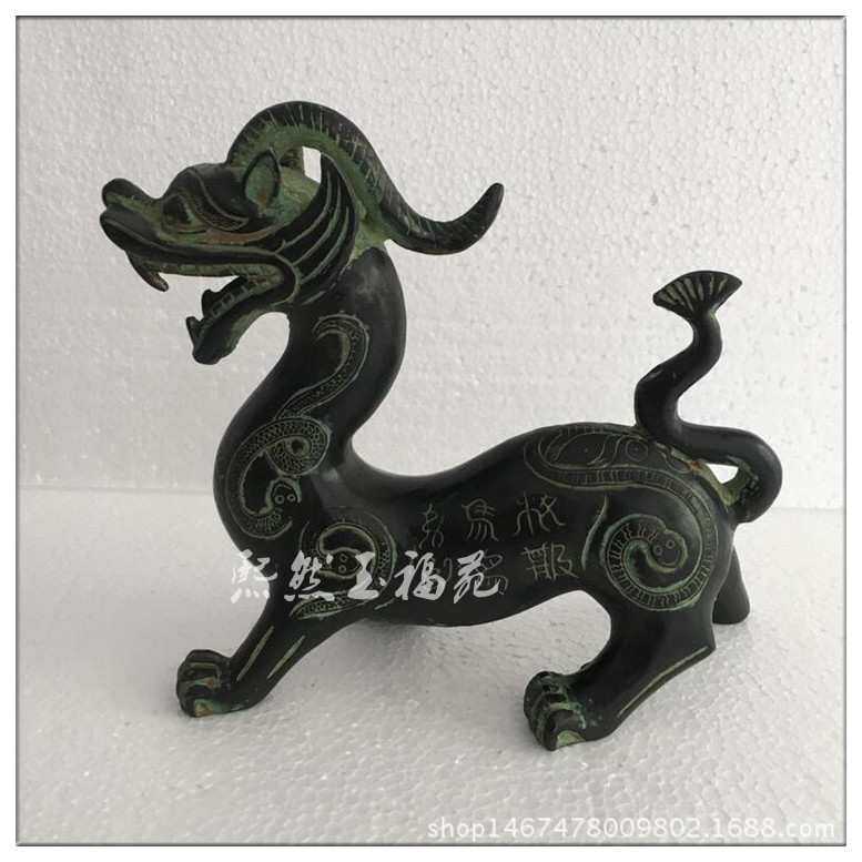 仿古青铜器貔貅摆件古玩收藏貔貅家居装饰工艺品摆件