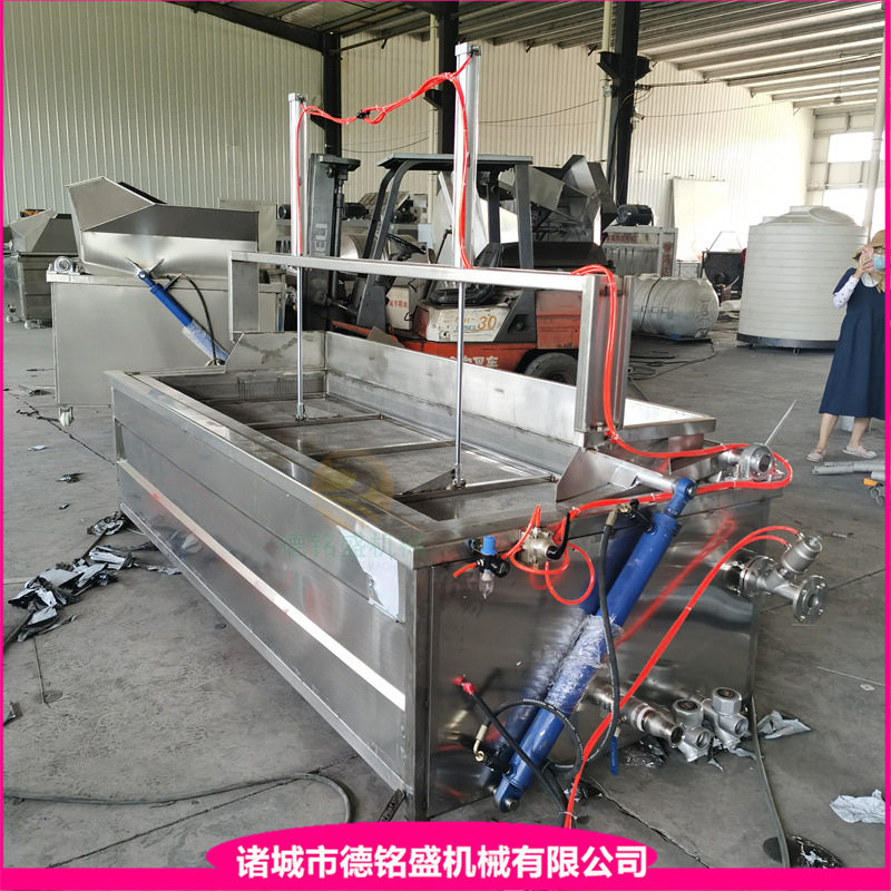 商用猪肘子油炸机液压自动出料