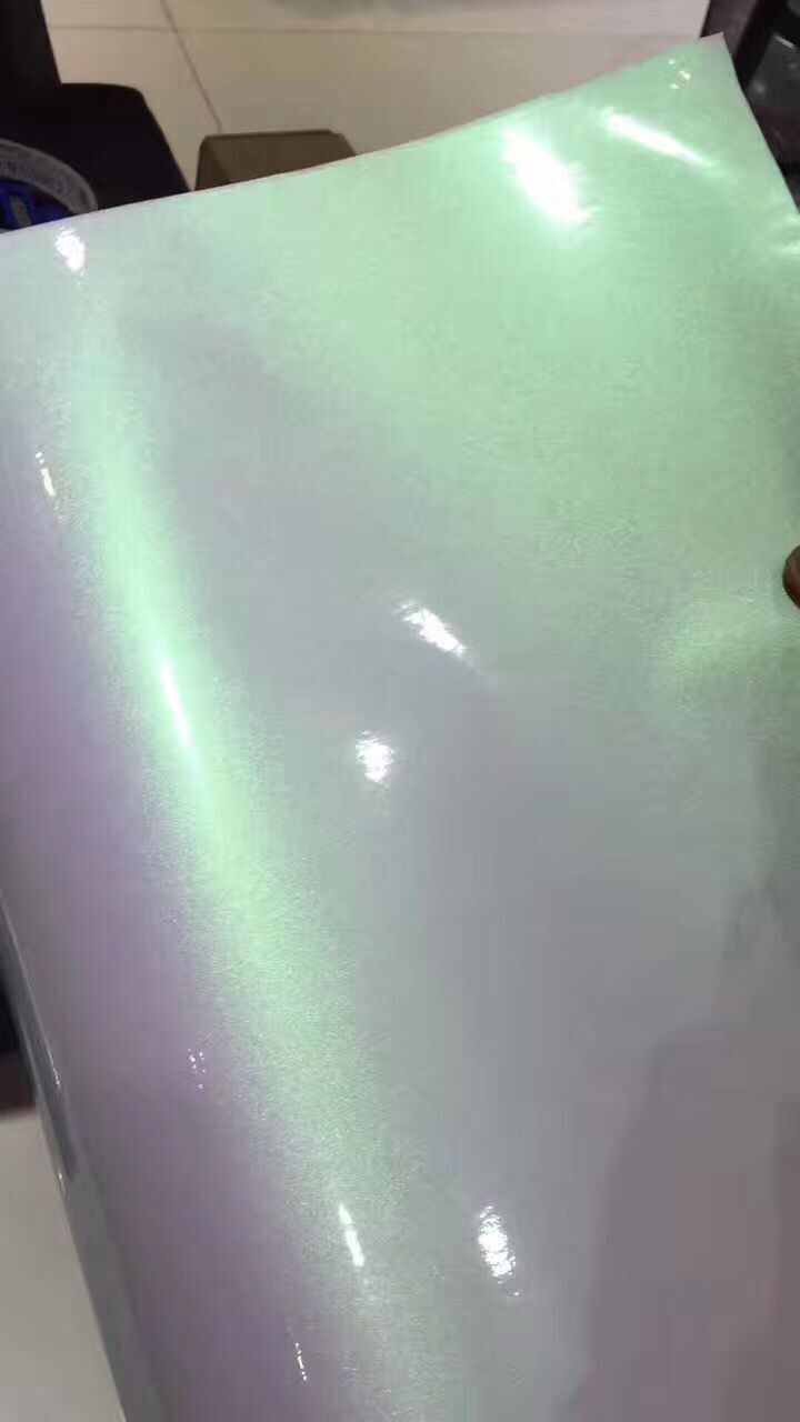爆款电光珠光变色曙光白改色膜全车身贴纸 哑面亮面大珠光炫彩膜