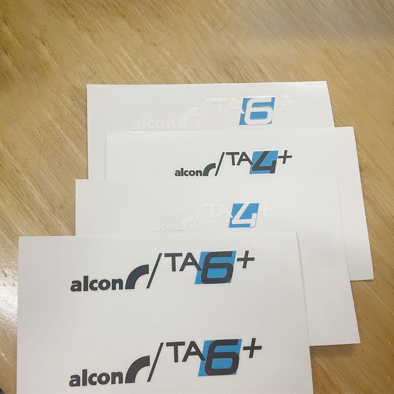 耐车卡钳贴纸适用于Tlcon TA6+卡钳贴纸汽高温刹车贴alcon aA4+
