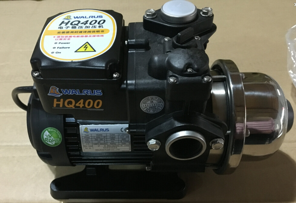台湾华乐士水泵HQ200 HQ400 HQ800原装全自动不生锈家用增压泵