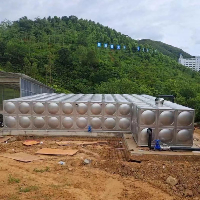 大型生活保温不锈钢水箱储水A方形组合水箱小区学校生活供水箱