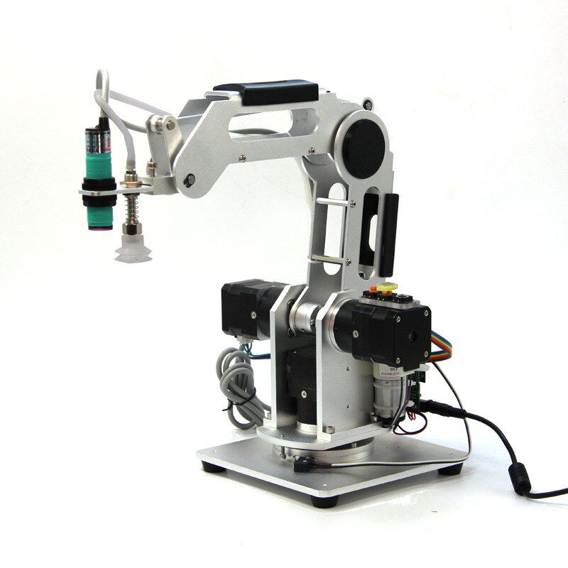 三轴桌面机械臂工业教学机器人负载0.5KG臂展Q280MM现货直销