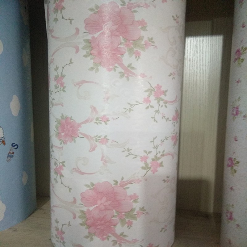 大量出售防水加厚墙纸 欧式/田园墙贴纸 客厅卧室碎花自粘壁纸