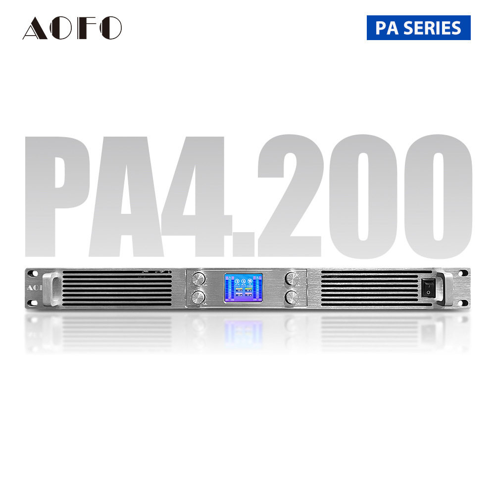 PA系列四通道2000W数字功放带显示屏专业音响功放工程批发供应