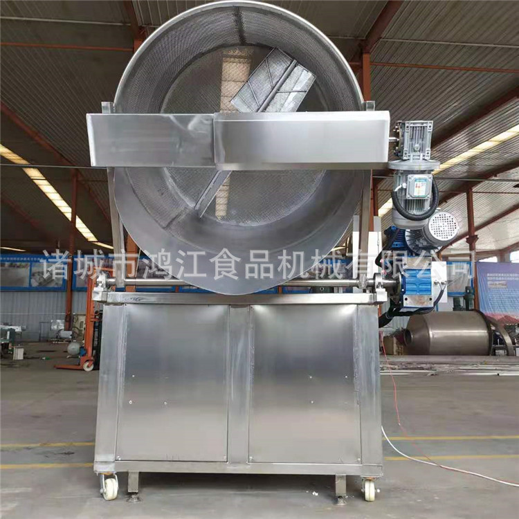 肉制品油炸设备 无骨鸡柳自动翻锅油炸机 麻叶油炸锅商用电加热