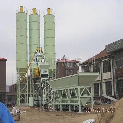 河南恒源建机HZS75砂浆搅拌站