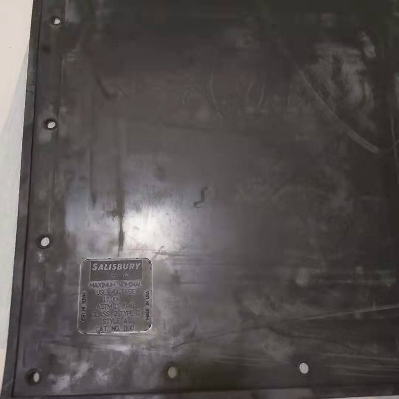 开叉式绝缘橡胶毯狭缝式电工橡胶绝缘毯14 S15型带电作业毯
