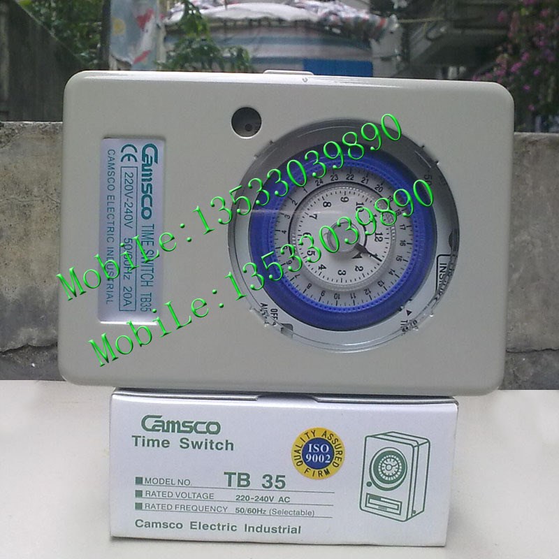 实物拍摄原装台湾三实 CamSco时控开关 TB35 时控开关TB-35