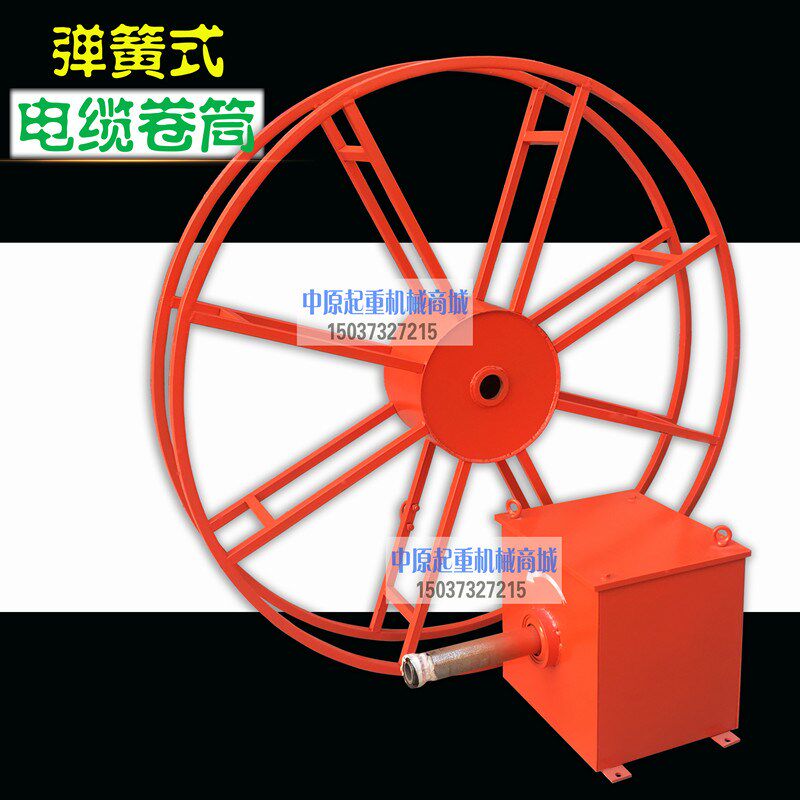JTD弹簧式电缆卷筒天车龙门吊卷线器行车收线器卷线机弹簧盘线器