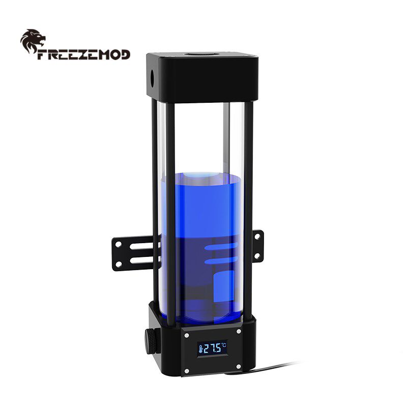 FREEZEMOD方形电脑水冷亚克力水箱2020款液晶温度显示PO-WDX