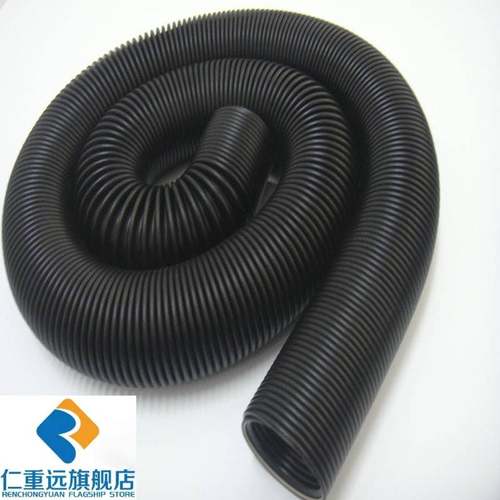 25 32 38 50 70弹簧管拉伸10M黑色PVC钢丝软管吸尘管工业软管风管