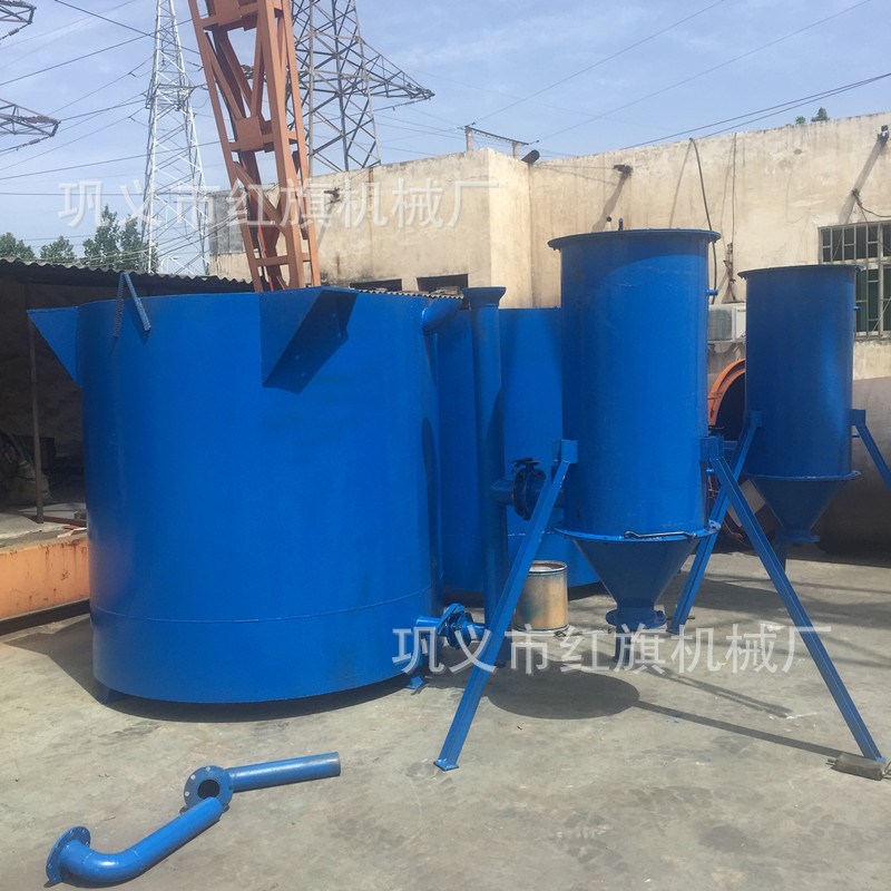新型吊装炭化炉原木无烟炭化炉机制棒连续式炭化Y炉木炭炭化炉