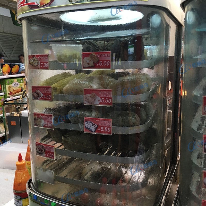 w加盟店蒸包机连锁店弧形蒸包柜 收银台包子展示蒸U包柜 现货出售