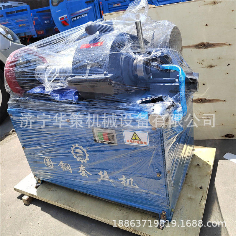华策高速圆钢地脚螺栓滚丝机