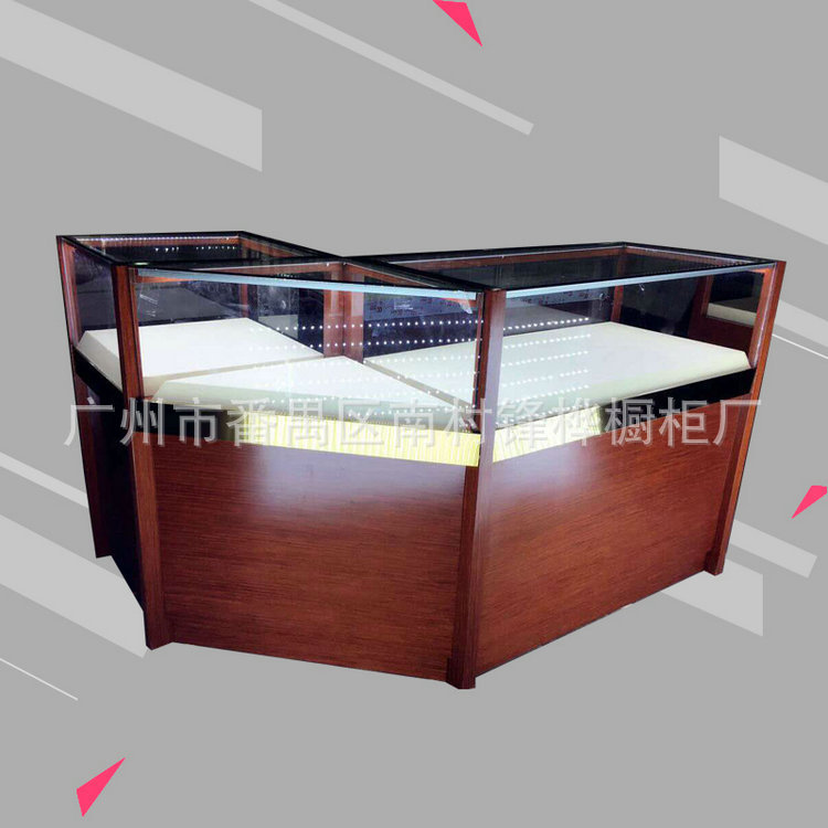 亮光玻璃LED珠宝展柜大量销售