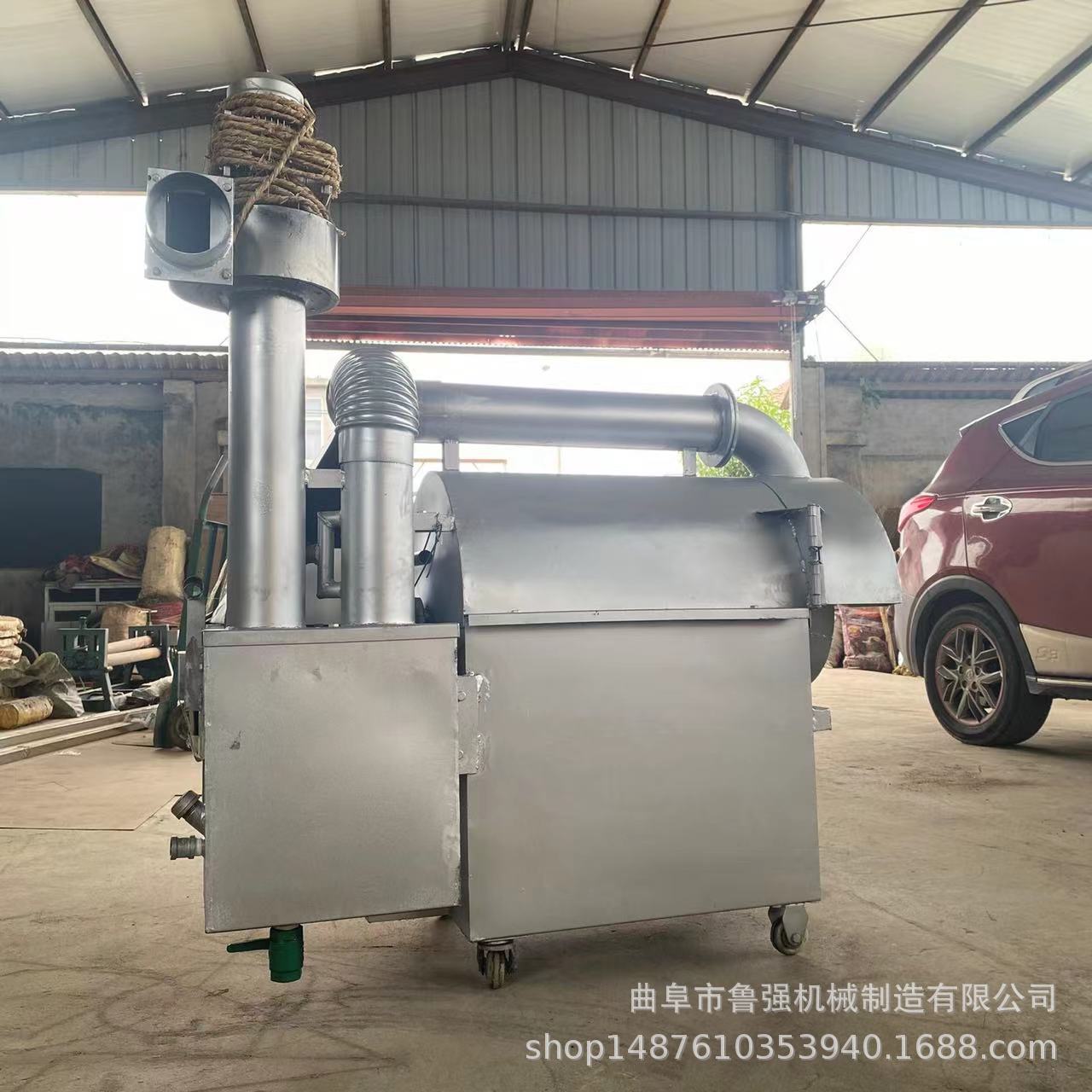 农业黄豆炒料机 大型五谷杂粮炒豆子设备 家用炒料机