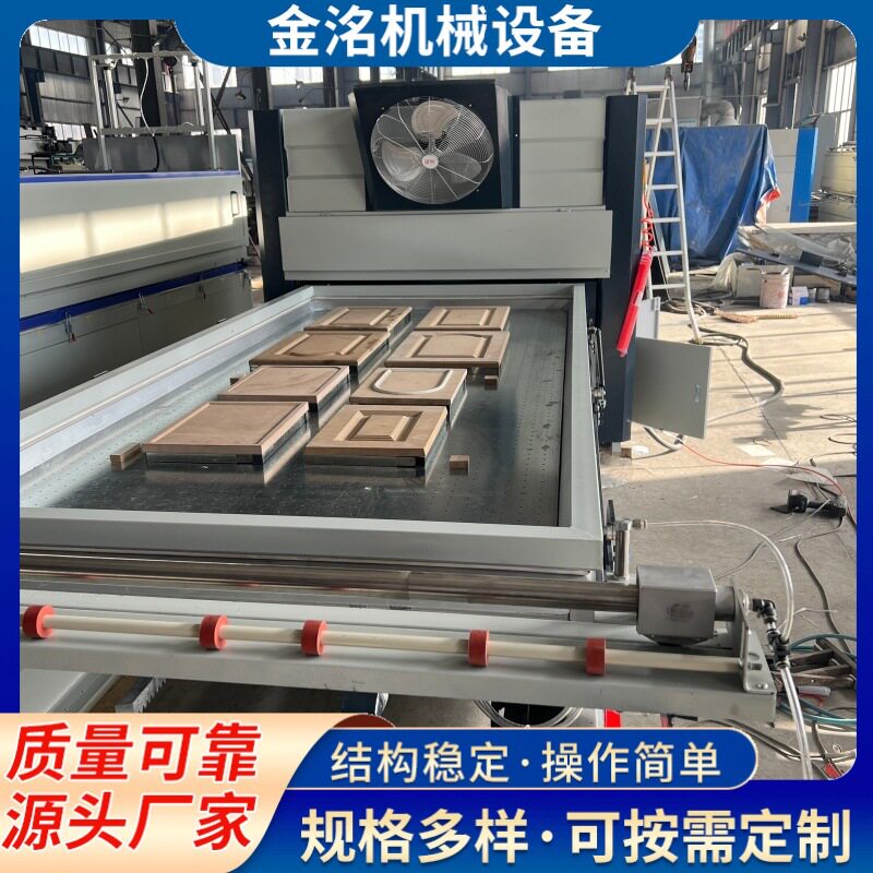全自动高低压模压门吸塑机 套装门无压框真空覆膜机