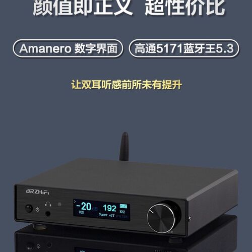 伟良SU10 HIEND级AK4499EX AK4493S DAC解码器hifi发烧蓝牙5.3