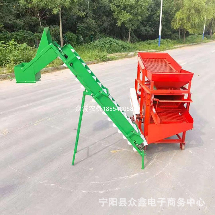 电动花生筛选机去石排杂机家用小型花生排杂机辽宁锦州批发花生